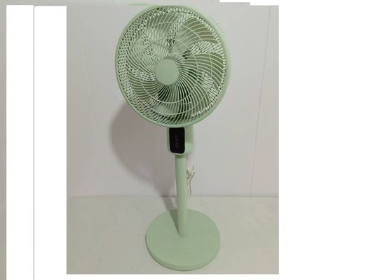 Ventilador de circulación automático de cabeza de sacudida de 12 pulgadas de pantalla LED Ventilador de enfriamiento vertical del piso