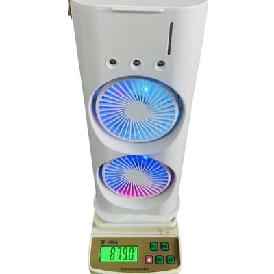 Ventilador de rociado de doble cabeza de refrigeración de aire acondicionado para refrigeración de escritorio