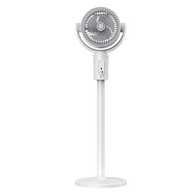 24.5 * 24CM Torre Fan de pedestal USB Carga de tiempo inteligente Sacudir la cabeza Fan de circulación de aire