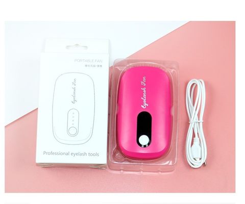 Fener de secador de pestañas usb recargable para secar rápidamente el pegamento de extensión de pestañas