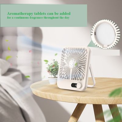 Mini ventilador portátil de refrigeración para oficina hogar recargable mesa personal plegable pequeña