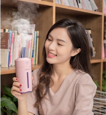 179G USB para automóviles Taza colorida para el hogar escritorio Mini difusor de aroma de luz nocturna Humidificador de aire