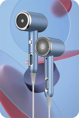 Alta Velocidad Púrpura Azul Blanco Secador de cabello Air Styler Salón Cepilla de aire caliente para el hogar