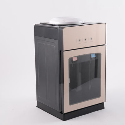 Dispensador de agua caliente y fría con cubo de pie