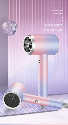 Tecnología avanzada de iones de luz azul Secador de cabello rojo con alta potencia y aire caliente / frío