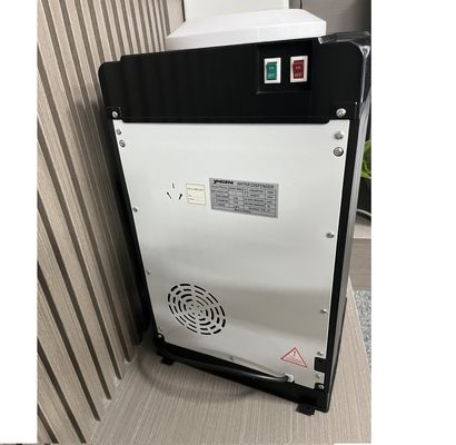 Dispensador de agua caliente y fría con cubo de pie