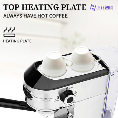 Máquina eléctrica portátil de café espresso hecha de acero inoxidable para el hogar y la oficina