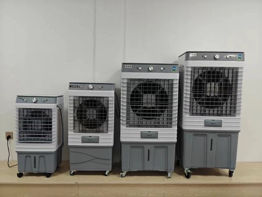 25L de agua en pie en el suelo refrigerador de aire por evaporación con altura ajustable sin moho privado