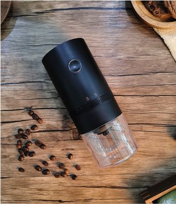 Máquina eléctrica de molienda de granos de café con ciclo de limpieza y portátil recargable USB