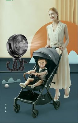 Mini ventilador personal portátil versátil USB recargable ventilador de cochecito para el hogar