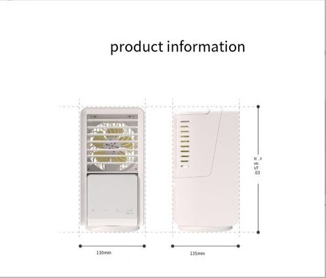 Portable 4000mAh Aire ventilador refrigerador Mini fuente de alimentación 9W Pequeños acondicionadores de aire para el hogar recargable