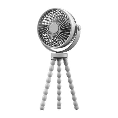 No hay control remoto cochecito portátil para bebés recargable 5200mAh USB Octopus ventilador