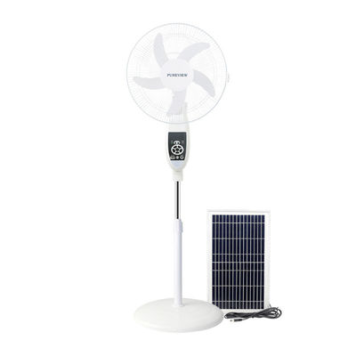 Ventiladores de corriente continua recargable de alta velocidad con control remoto y ventilador eléctrico de 16 pulgadas