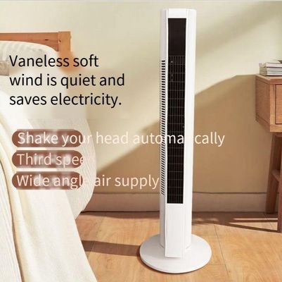Ventilador de torre de control remoto de 110V para oficina en el hogar sin cuchillas