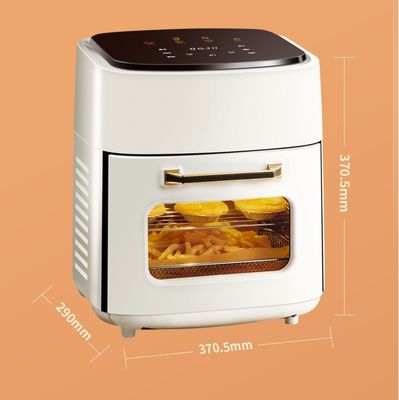 No Control de la aplicación 1400W de acero inoxidable freidora de aire tostador horno con ventana visible