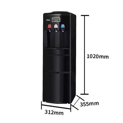Instalación de soporte Dispensador de agua fría caliente con fabricante de hielo HY-12YLR