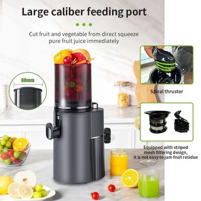 Jugo de frutas y verduras original Presión en frío Máquina de extracción lenta sin control de aplicación