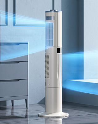 Refrigerador de aire eléctrico de control remoto TUYA con depósito de agua y purificación de doble capa