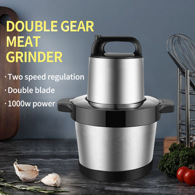 Molino eléctrico de carne con motor de cobre 100% para cortar alimentos y verduras en la cocina