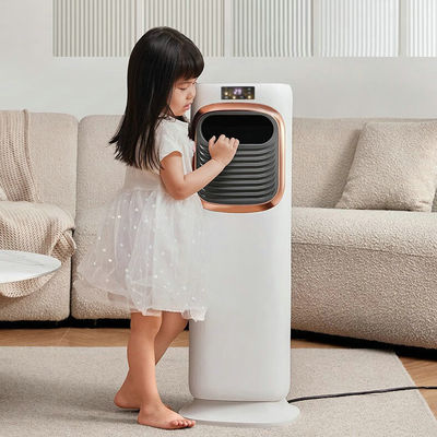Impresión por pantalla de seda patrón de doble uso ventilador de aire acondicionado con calefacción de 3 segundos