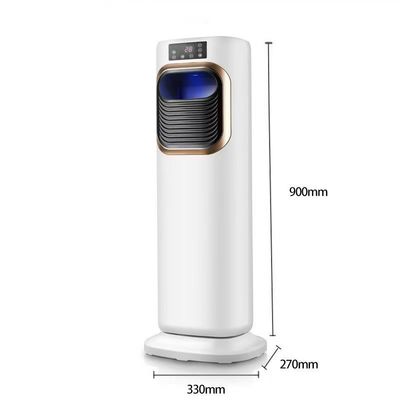 Ventilador de aire acondicionado de uso doméstico vertical refrigerado por agua con doble uso frío y caliente