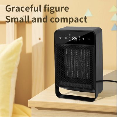 Calentadores eléctricos portátiles para el hogar de invierno 1100G Calentamiento rápido con pantalla táctil LCD remota