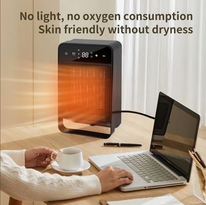 ABS portátil de escritorio ventilador de calefacción de aire para dormitorio interior de invierno 1500W PTC calefacción rápida