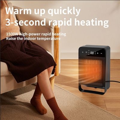 ABS portátil de escritorio ventilador de calefacción de aire para dormitorio interior de invierno 1500W PTC calefacción rápida