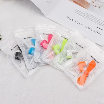 Fan de teléfono móvil plegable portátil TPE ABS Material 2 en 1 para iPhone Android