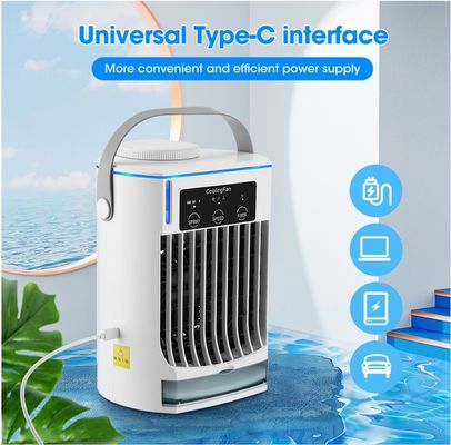Mini aire acondicionado eléctrico ventilador portátil de refrigeración para oficina Tabla 2 Pc Refrigeración por agua