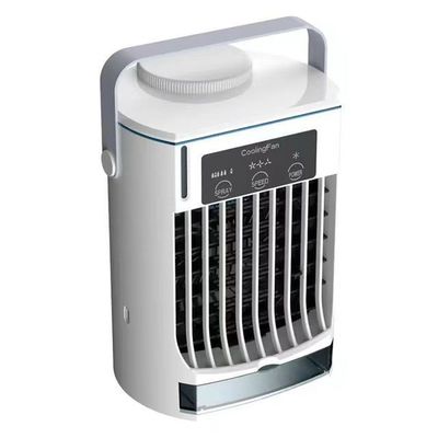 Mini aire acondicionado portátil plegable con humidificador por rocío y ventilador de enfriamiento por agua USB