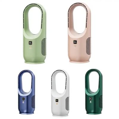 Ventilador de refrigeración sin cuchilla Ventilador personal de escritorio portátil Ventilador de escritorio pequeño recargable para oficina