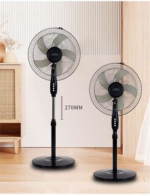 Dispositivo de ventilación de aire frío de 16 pulgadas Gran ventilador de suelo de viento para instalación en el piso del hotel