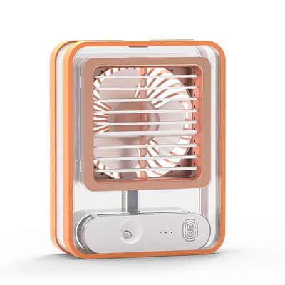 Fuente de alimentación USB portátil mini ventilador de aire fresco para escritorio Mesa Niebla de agua ventiladores exteriores 2pics