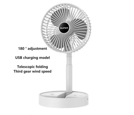 1ventilador de escritorio portátil de carga USB de.3KG para enfriamiento de aire en el hogar al aire libre y en viajes