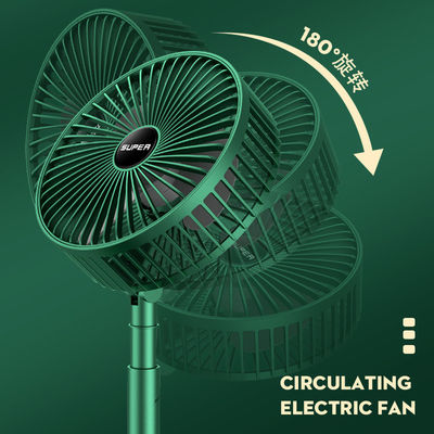 Ventilador de mesa de escritorio plegable recargable USB con diseño multifuncional de 3 ajustes de velocidad