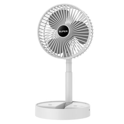 Escritorio USB de carga plegable ventilador telescópico mini portátil ventilador eléctrico de plástico