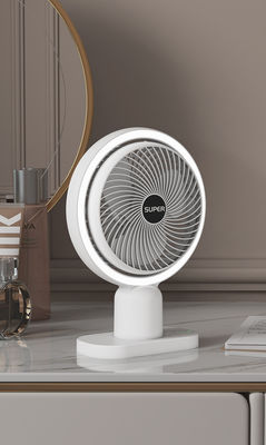 Molde privado NO ventilador eléctrico portátil de 6 pulgadas con rotación USB y batería recargable