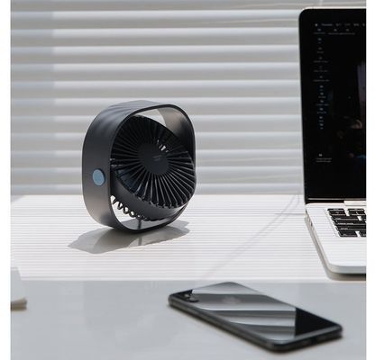 DC5V/1A 4.2W Tipo de batería Ventiladores de refrigeración de aire de escritorio recargables con modo de velocidad 3X