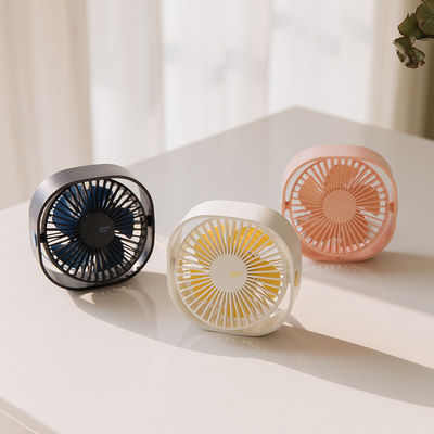 DC5V/1A 4.2W Tipo de batería Ventiladores de refrigeración de aire de escritorio recargables con modo de velocidad 3X