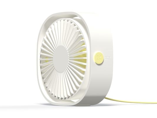 Carga de batería USB Mini ventilador recargable para refrigeración portátil 129 * 122 * 52 mm