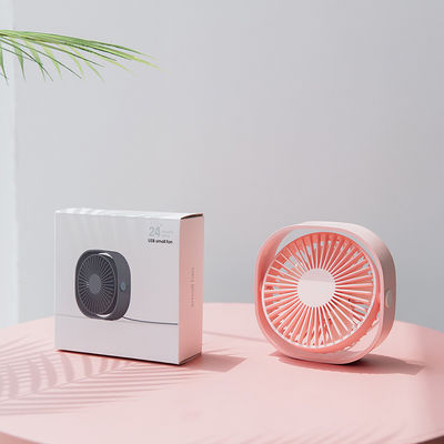 Carga de batería USB Mini ventilador recargable para refrigeración portátil 129 * 122 * 52 mm