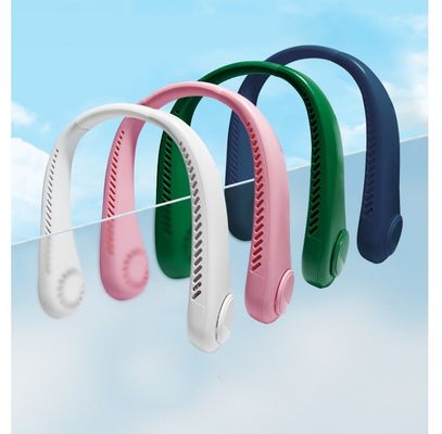 Ventilador de cuello portátil para uso doméstico y al aire libre con carga USB