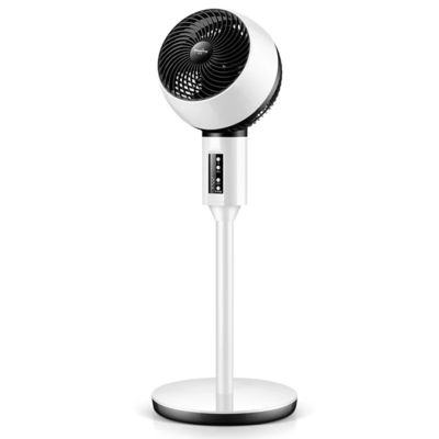 2.9KG peso bruto ventilador de circulación de aire con motor de palo sombreado y diseño portátil