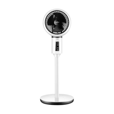 2.9KG peso bruto ventilador de circulación de aire con motor de palo sombreado y diseño portátil