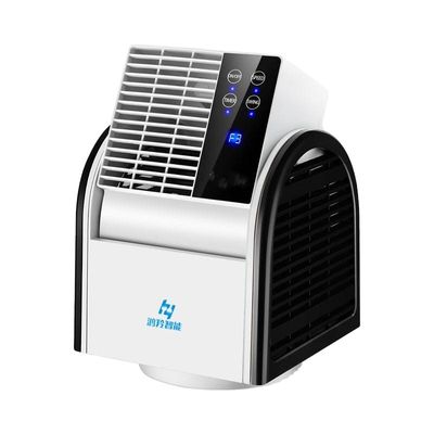 Ventilador portátil sin cuchillas Ventilador de circulación de aire de plástico con ángulo de suministro de aire de 120 grados