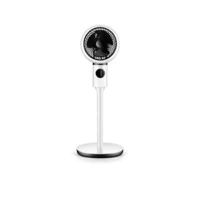 35w Pedestal portátil de corriente continua ventilador de aire de soporte eléctrico y ángulo de suministro de aire de 120 grados