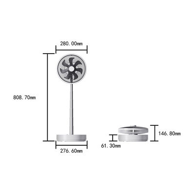 Fan de soporte de plástico HY-350-10 HY-350-12 con diseño simple y funcionamiento silencioso