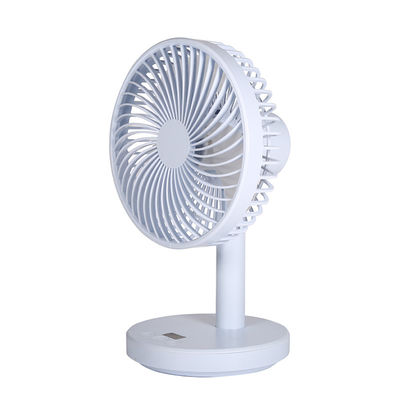 Ventilador de mesa de plástico impreso con pantalla de seda para baño y sistema de circulación de aire USB
