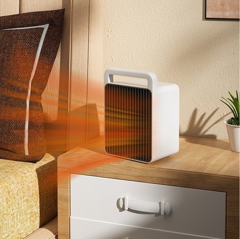 Espacio de escritorio calefactor eléctrico ventilador controlado por la aplicación calefactor de hogar portátil PTC para invierno